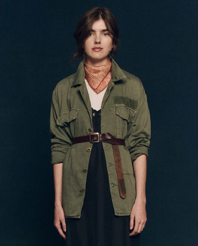 Women's Elegant Evening Outfit The Vintage Army Jacket. -- Classic Army