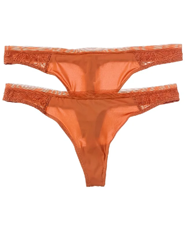 Stylish Women's Attire LIVELY 2pk The Palm Lace Thong