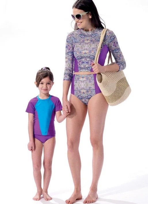 Women's Resort Apparel McCalls Women/Child Swimwear M7417