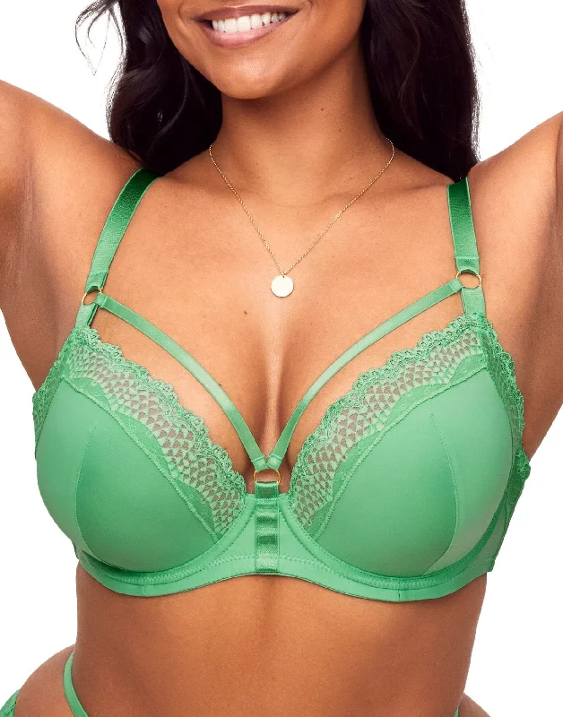Trendy Athleisure Clothing For Women Marca Women's Plus-Size Contour Plunge Bra