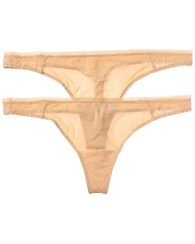 Women's Holiday Attire LIVELY 2pk The Palm Lace Thong
