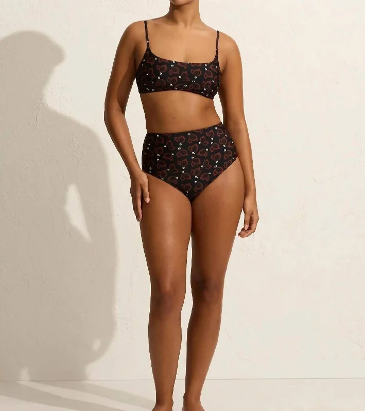 Women's Formal Event Outfit High Waist Brief In Casablanca