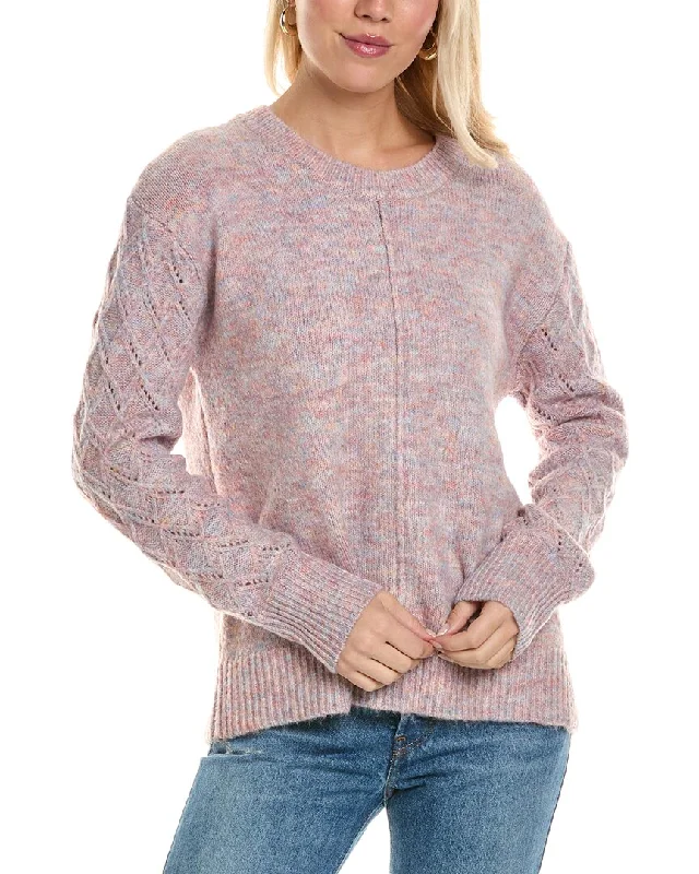 Women's Evening Attire Joseph A. Diamond Stitched Sleeve Sweater
