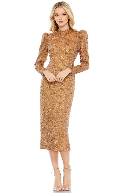 Sale For Women Ieena Duggal 42020 - Puffed Sleeve Dress