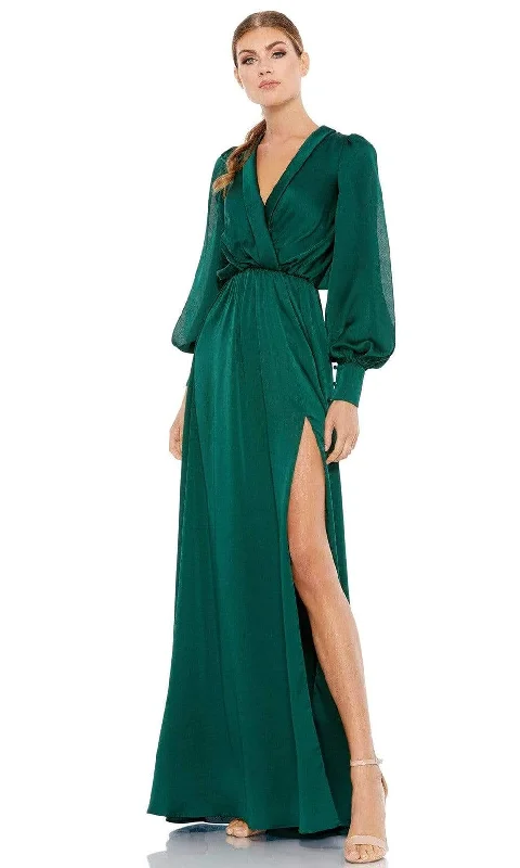 Best Online Boutiques Ieena Duggal 49146 - Bishop Sleeve Dress