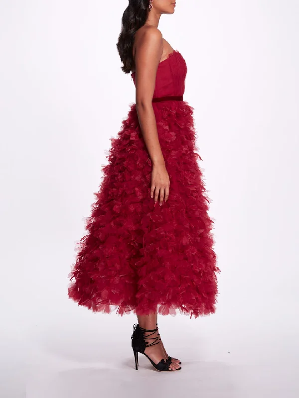 Trend Setting Wardrobe Sweetheart Tea Length Dress