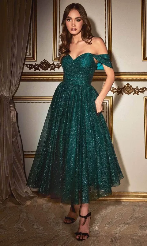 Relaxed Style Ladivine CD870 - Tea-Length Dress