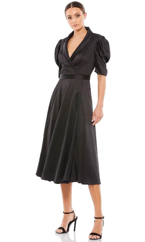 Comfort First Women's Wear Ieena Duggal 26628 Tea Length Dress