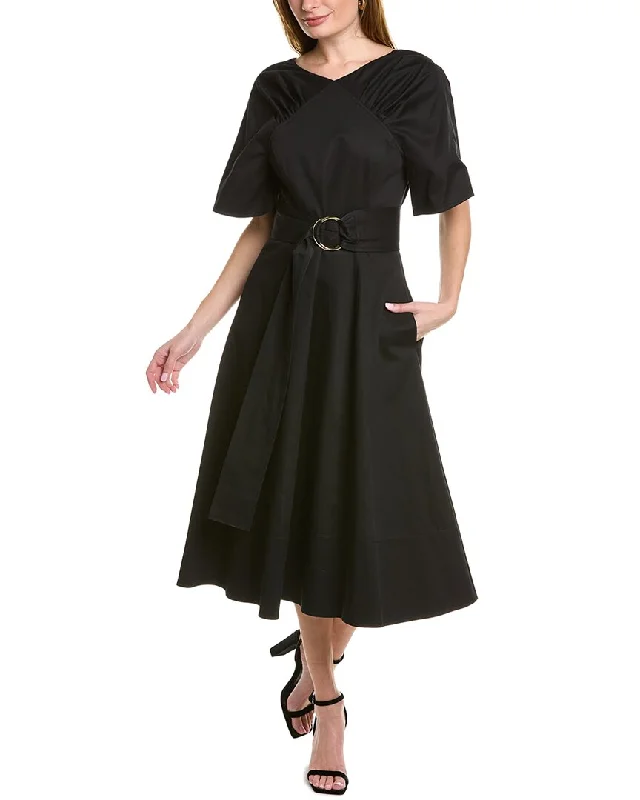 Catch Every Fashion Trend Carolina Herrera Raglan Sleeve Dress