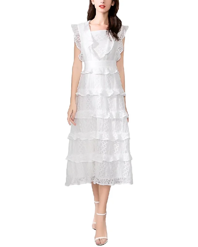 Step Ahead, Lead The Trend BURRYCO Cap Sleeve Dress