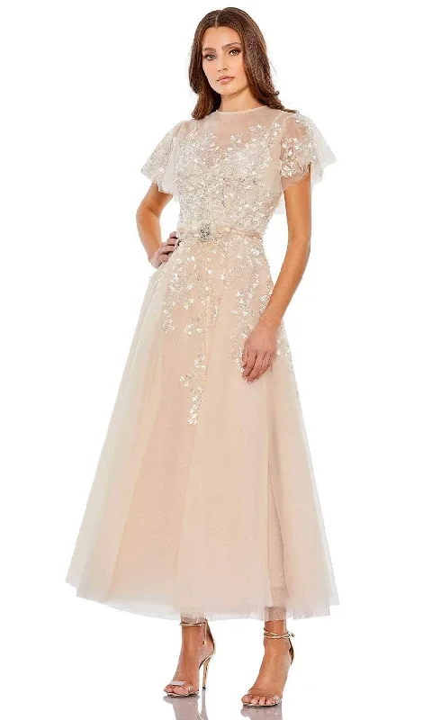 Graceful Fashion Mac Duggal 20362 Tea-Length Dress