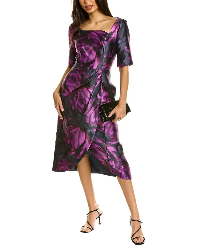 Embrace New Fashion Kay Unger Tallulah Tea-Length Dress