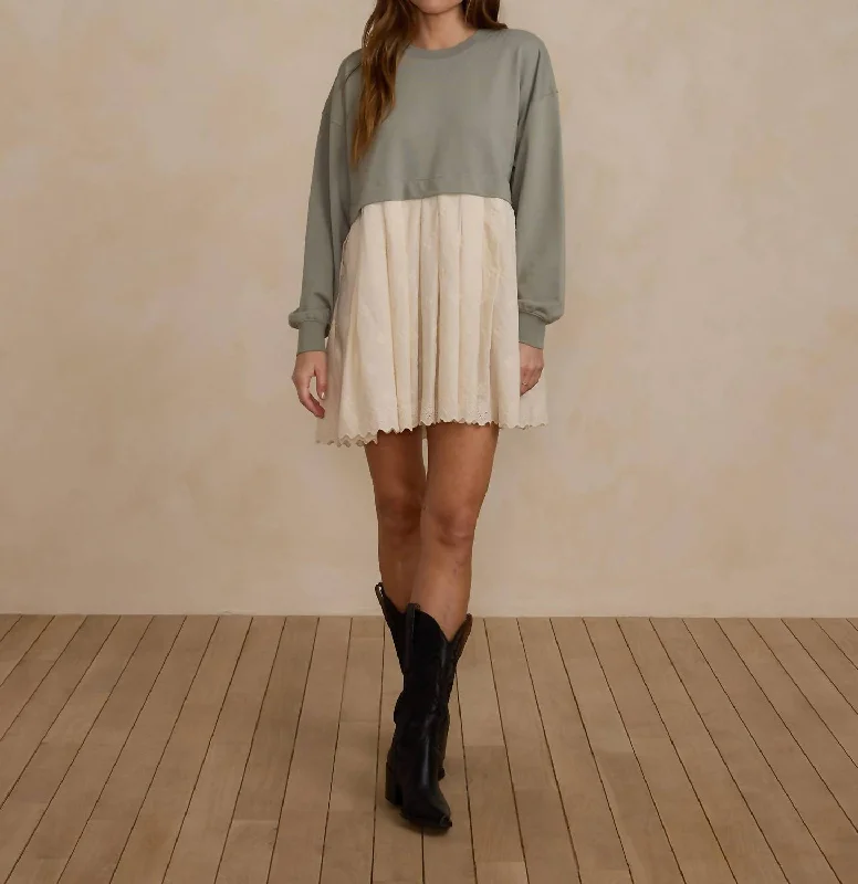 Big Savings Women Sweatshirt Dress In Laurel