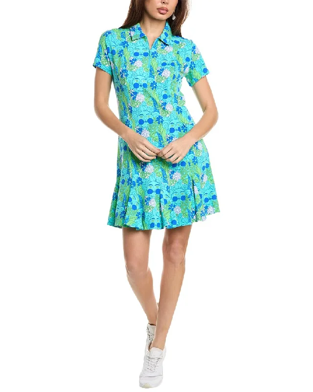 Fashion Forward IBKUL Ruched Elbow Sleeve Dress