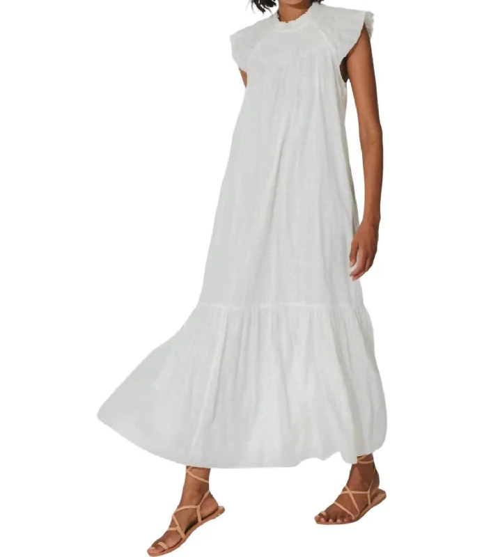 Imeless Style Malta Ankle Dress In White