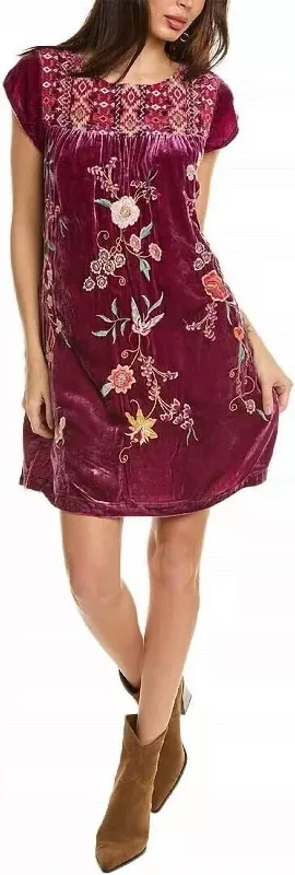 Women's Clothing Stores Suki Petal Sleeve Dress In Dahlia