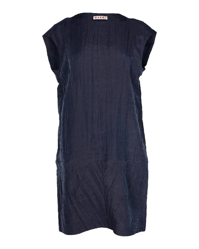 Limited Time Offer Marni Knee-Length Dress in Grey Wool