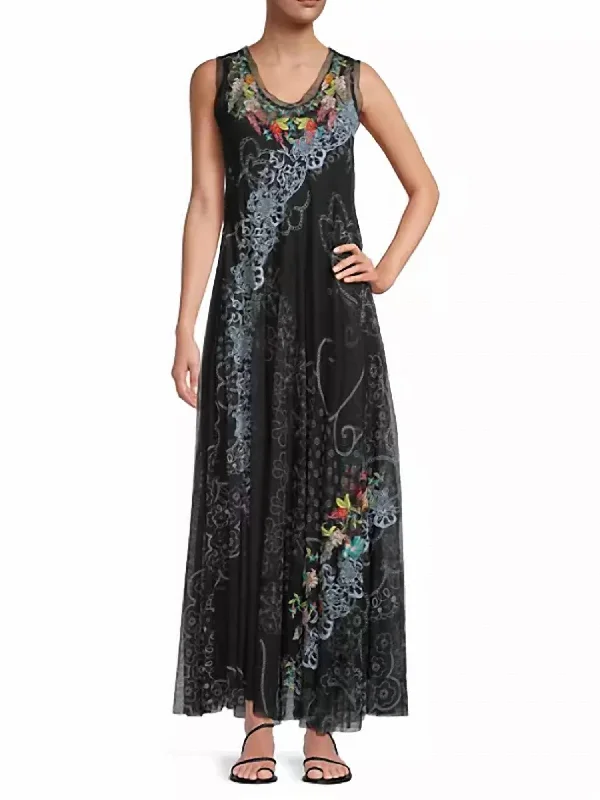 New Season Fashion Preview Sale Swing Lace Mesh Dress In Multi