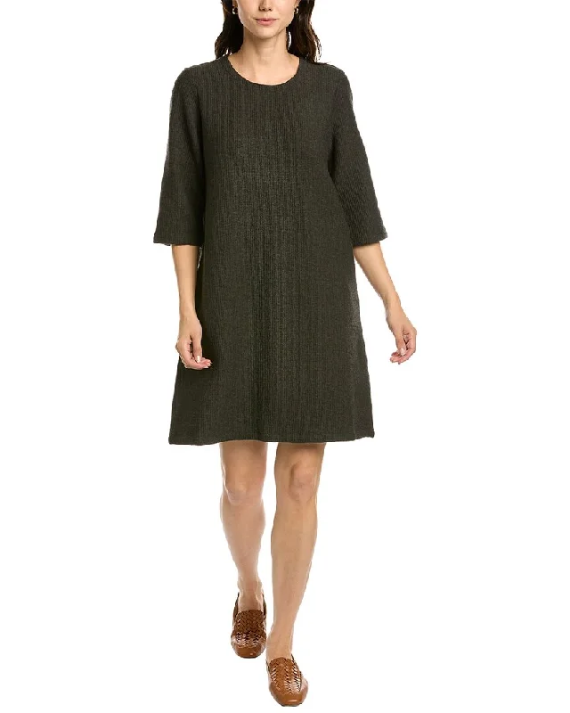 Relaxed Fashion EILEEN FISHER 3/4-Sleeve Dress