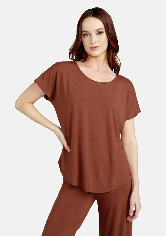 Women's Professional Apparel Tall Evelyn Scoop Neck Top